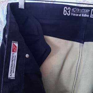 Alpine Stars Daisy 10 Pro Denim motorcycle Riding Jeans, black, size 34